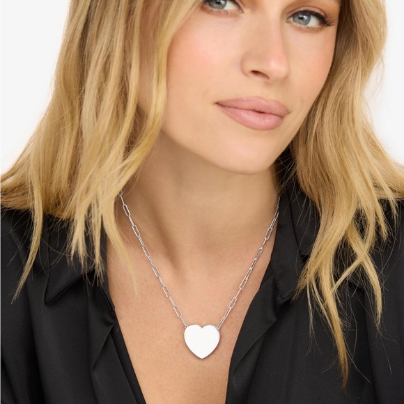 Melinda Maria Jewelry - NWT - MELINDA MARIA Limited Edition Silver Heart Necklace